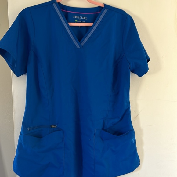 Healing Hands Purple Label Scrub Top - Picture 2 of 3